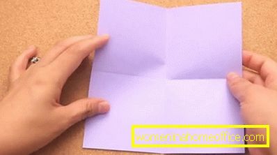 Kako narediti origami žerjavov iz papirja z lastnimi rokami - shema