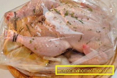 Kako peči piščanca v pečici v paketu?