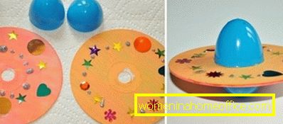 Crafts iz diskov do-it-yourself za otroke, doma