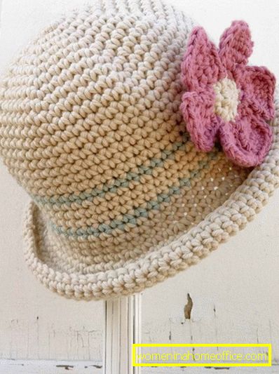 Kvačkasti klobuk: preprosta shema